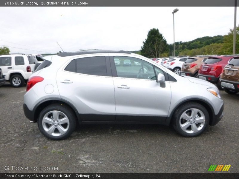 Quicksilver Metallic / Ebony 2016 Buick Encore