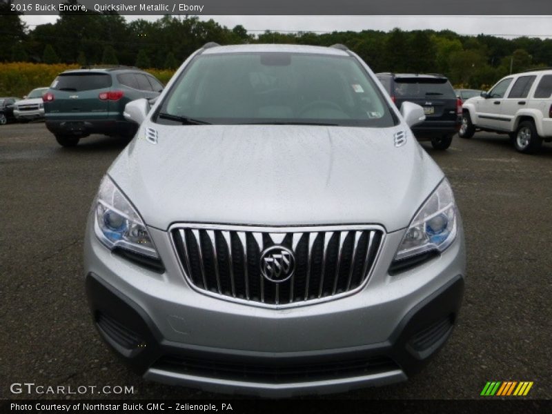 Quicksilver Metallic / Ebony 2016 Buick Encore