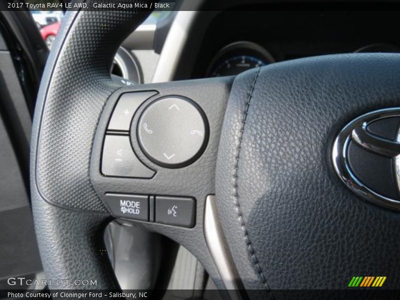 Controls of 2017 RAV4 LE AWD