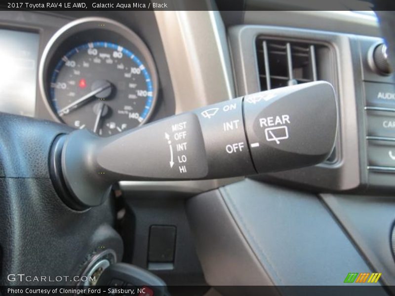 Controls of 2017 RAV4 LE AWD