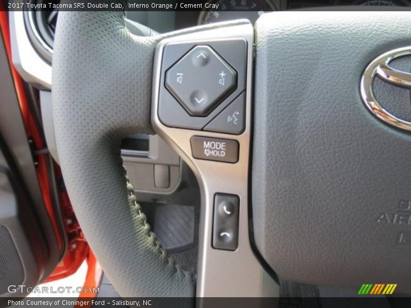 Controls of 2017 Tacoma SR5 Double Cab