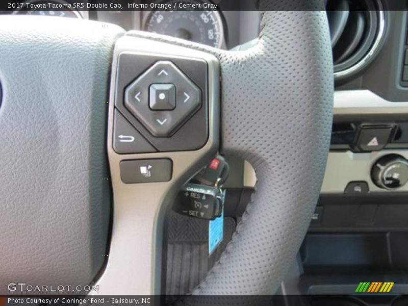 Controls of 2017 Tacoma SR5 Double Cab