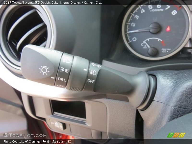 Controls of 2017 Tacoma SR5 Double Cab
