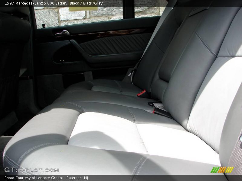 Black / Black/Grey 1997 Mercedes-Benz S 600 Sedan