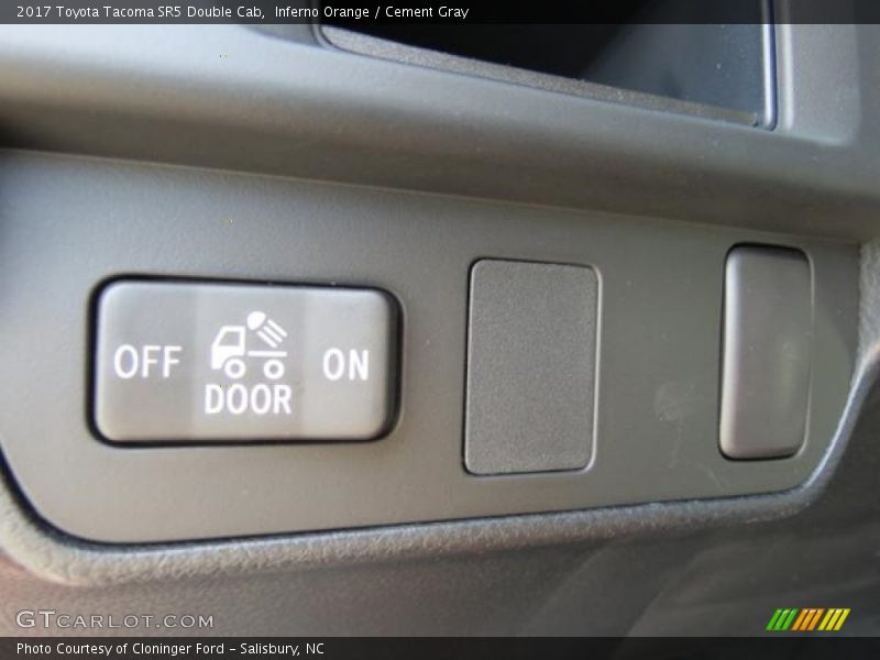 Inferno Orange / Cement Gray 2017 Toyota Tacoma SR5 Double Cab