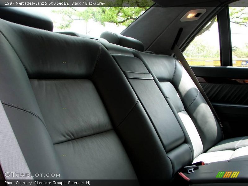 Black / Black/Grey 1997 Mercedes-Benz S 600 Sedan