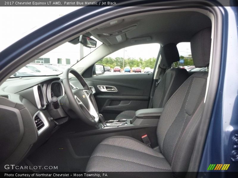 Patriot Blue Metallic / Jet Black 2017 Chevrolet Equinox LT AWD