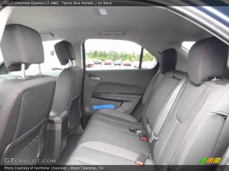Patriot Blue Metallic / Jet Black 2017 Chevrolet Equinox LT AWD