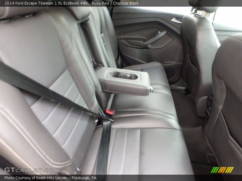 Ruby Red / Charcoal Black 2014 Ford Escape Titanium 1.6L EcoBoost 4WD