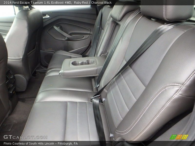 Ruby Red / Charcoal Black 2014 Ford Escape Titanium 1.6L EcoBoost 4WD