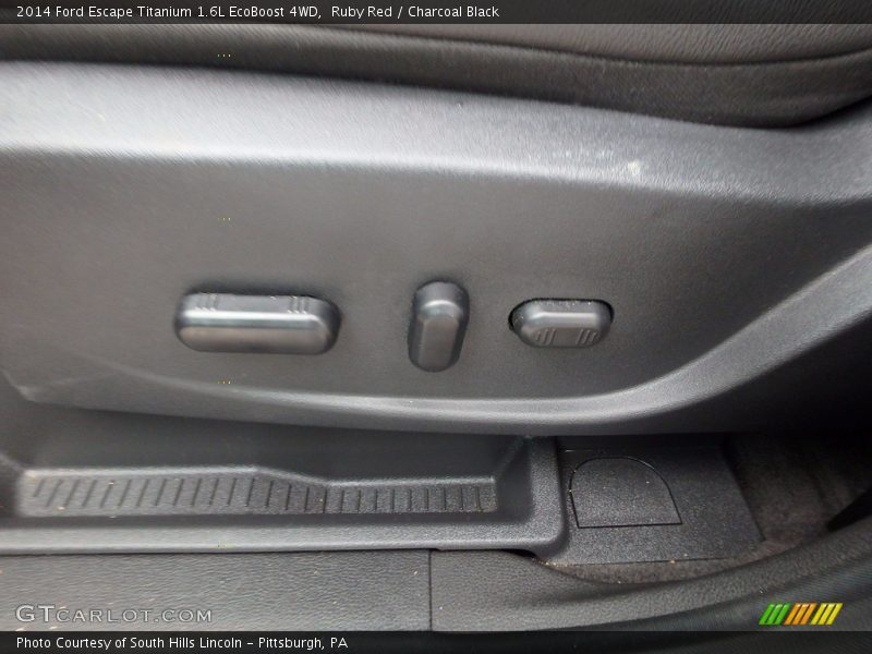 Ruby Red / Charcoal Black 2014 Ford Escape Titanium 1.6L EcoBoost 4WD