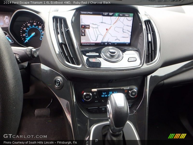 Ruby Red / Charcoal Black 2014 Ford Escape Titanium 1.6L EcoBoost 4WD