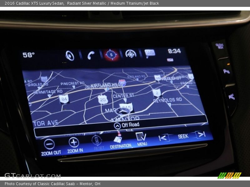 Radiant Silver Metallic / Medium Titanium/Jet Black 2016 Cadillac XTS Luxury Sedan