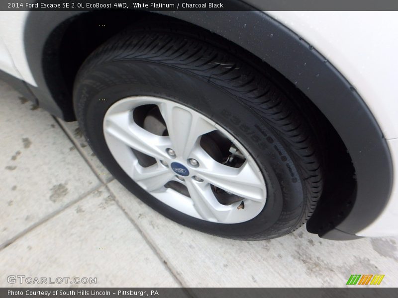 White Platinum / Charcoal Black 2014 Ford Escape SE 2.0L EcoBoost 4WD