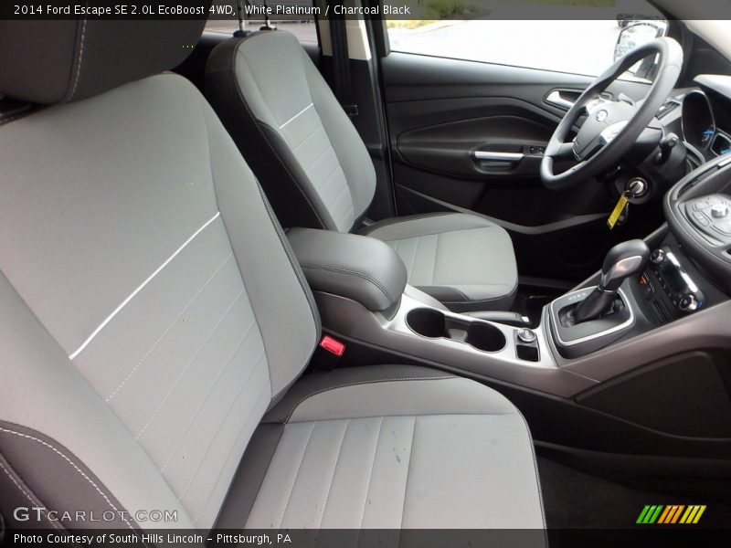 White Platinum / Charcoal Black 2014 Ford Escape SE 2.0L EcoBoost 4WD