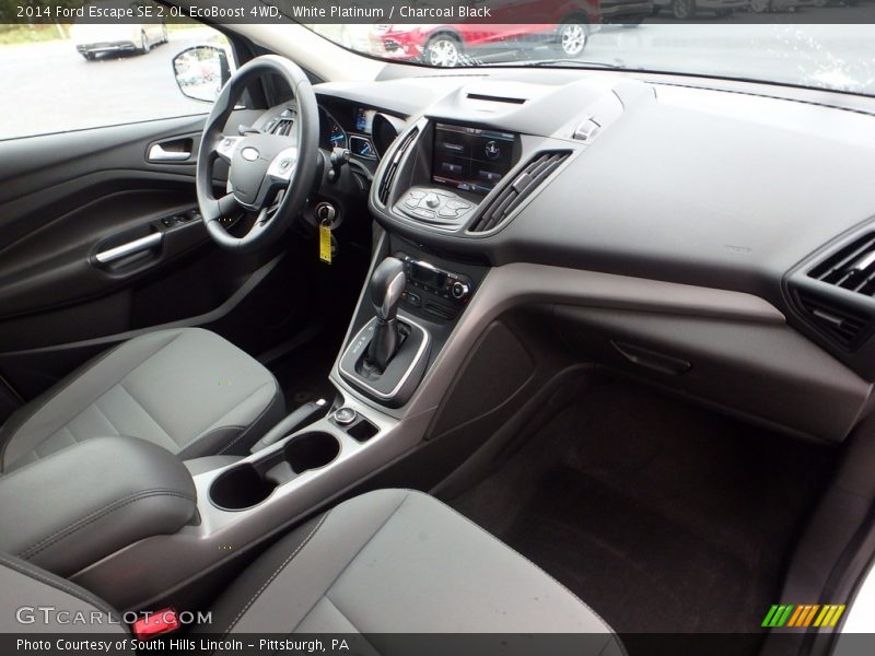 White Platinum / Charcoal Black 2014 Ford Escape SE 2.0L EcoBoost 4WD