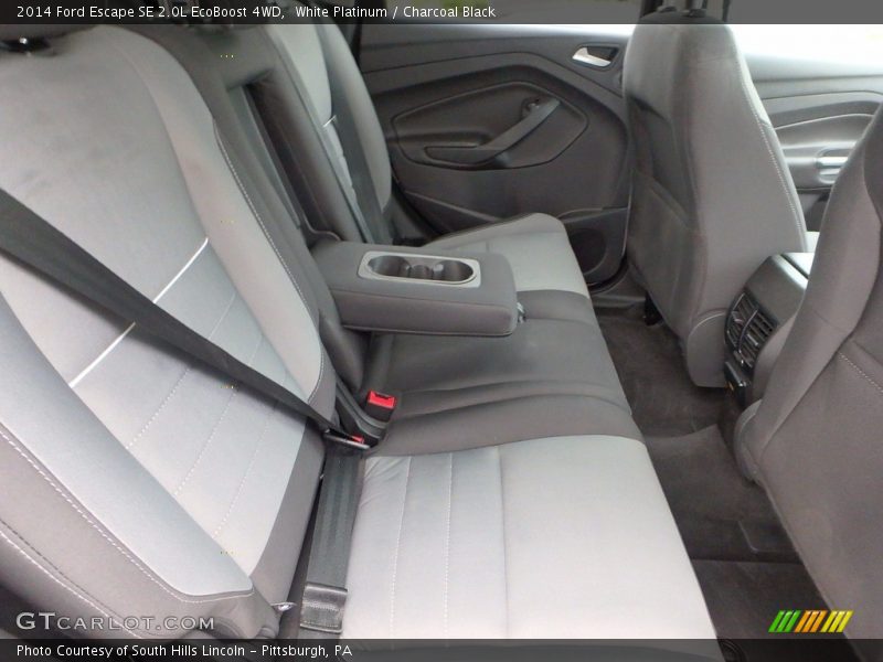 White Platinum / Charcoal Black 2014 Ford Escape SE 2.0L EcoBoost 4WD