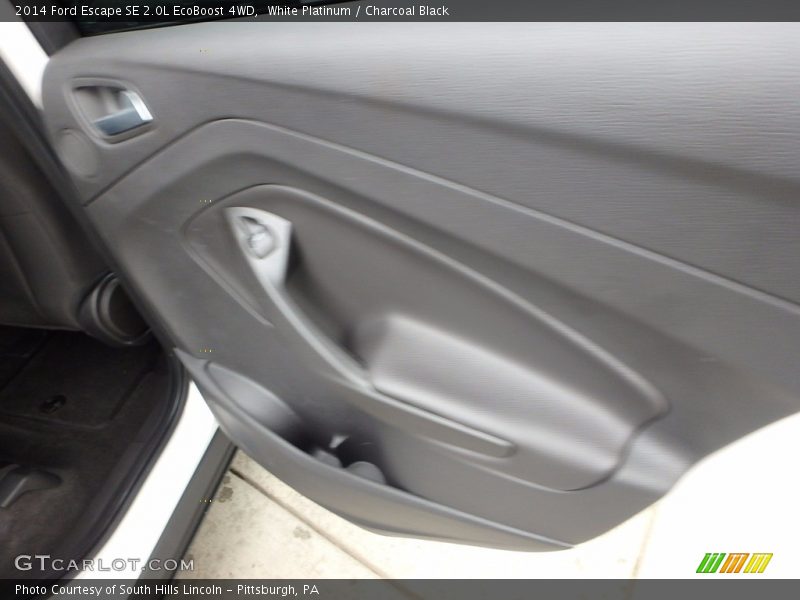White Platinum / Charcoal Black 2014 Ford Escape SE 2.0L EcoBoost 4WD