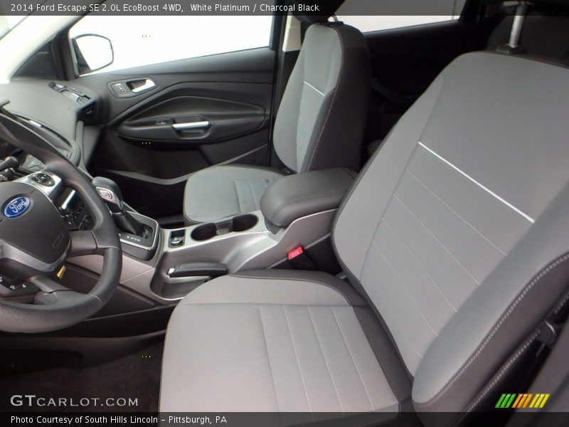 White Platinum / Charcoal Black 2014 Ford Escape SE 2.0L EcoBoost 4WD