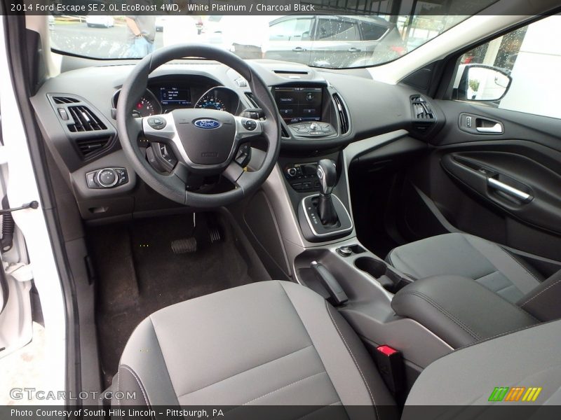 White Platinum / Charcoal Black 2014 Ford Escape SE 2.0L EcoBoost 4WD