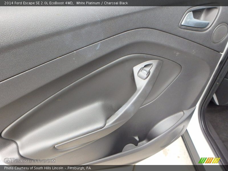 White Platinum / Charcoal Black 2014 Ford Escape SE 2.0L EcoBoost 4WD