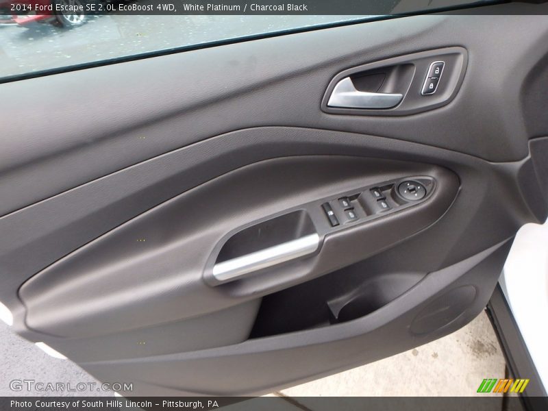 White Platinum / Charcoal Black 2014 Ford Escape SE 2.0L EcoBoost 4WD