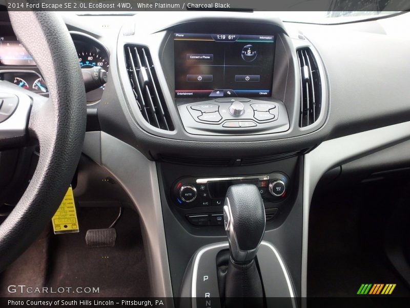 White Platinum / Charcoal Black 2014 Ford Escape SE 2.0L EcoBoost 4WD