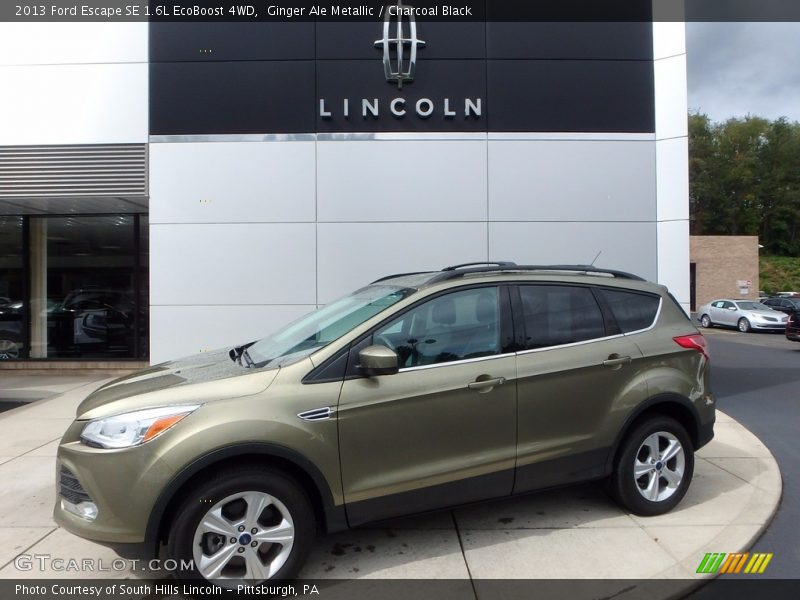 Ginger Ale Metallic / Charcoal Black 2013 Ford Escape SE 1.6L EcoBoost 4WD