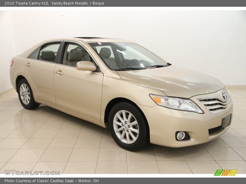 Sandy Beach Metallic / Bisque 2010 Toyota Camry XLE