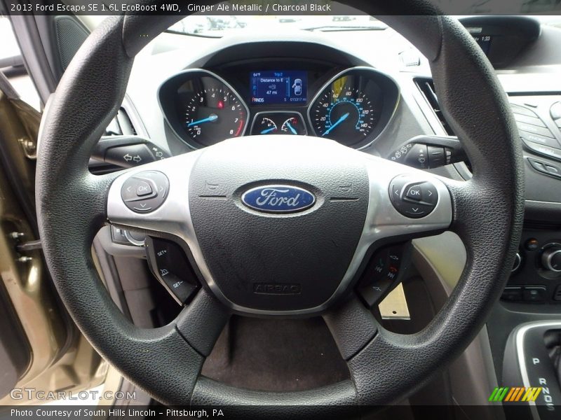 Ginger Ale Metallic / Charcoal Black 2013 Ford Escape SE 1.6L EcoBoost 4WD