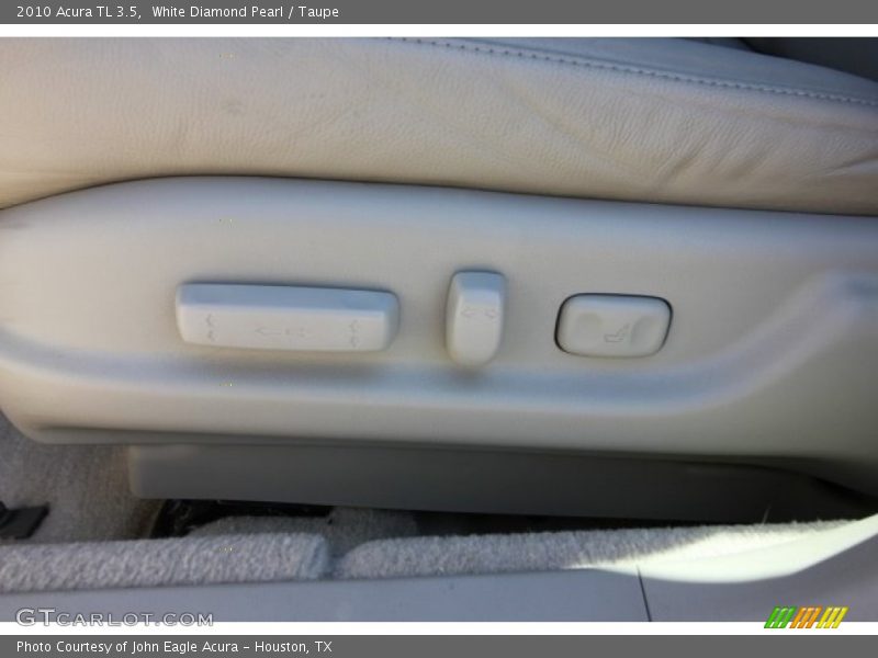White Diamond Pearl / Taupe 2010 Acura TL 3.5