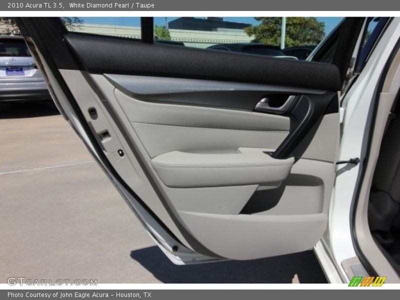 White Diamond Pearl / Taupe 2010 Acura TL 3.5