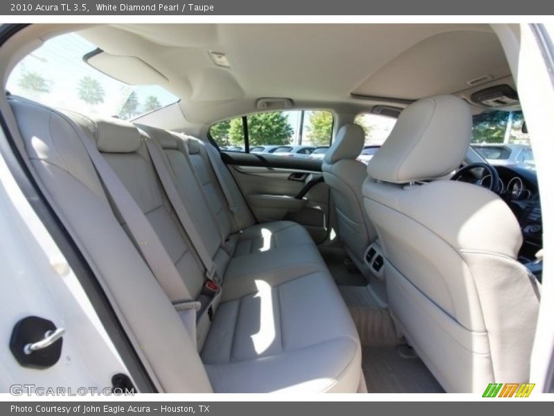 White Diamond Pearl / Taupe 2010 Acura TL 3.5