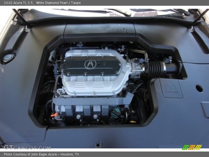 White Diamond Pearl / Taupe 2010 Acura TL 3.5