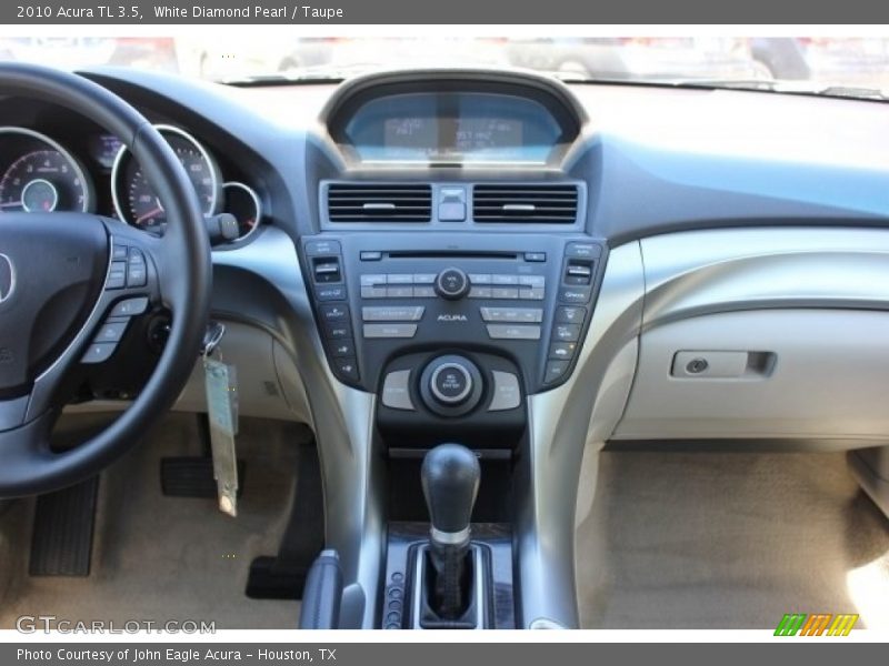 White Diamond Pearl / Taupe 2010 Acura TL 3.5