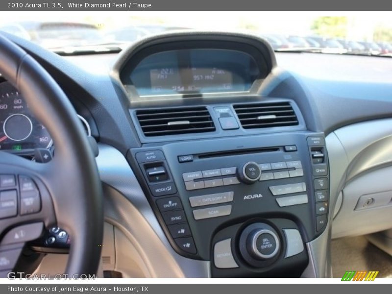 White Diamond Pearl / Taupe 2010 Acura TL 3.5