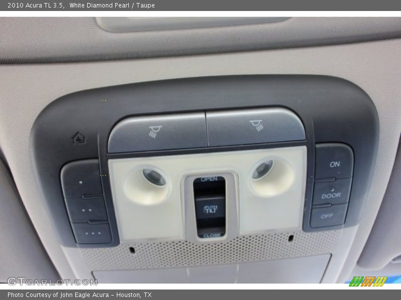 White Diamond Pearl / Taupe 2010 Acura TL 3.5