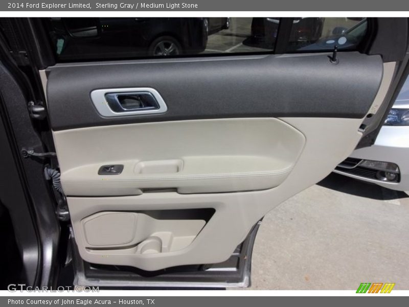 Sterling Gray / Medium Light Stone 2014 Ford Explorer Limited