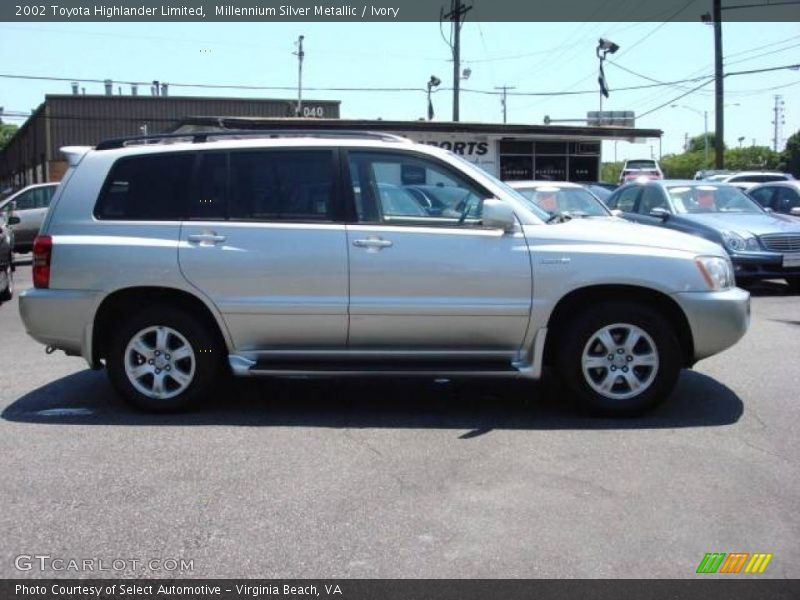 Millennium Silver Metallic / Ivory 2002 Toyota Highlander Limited