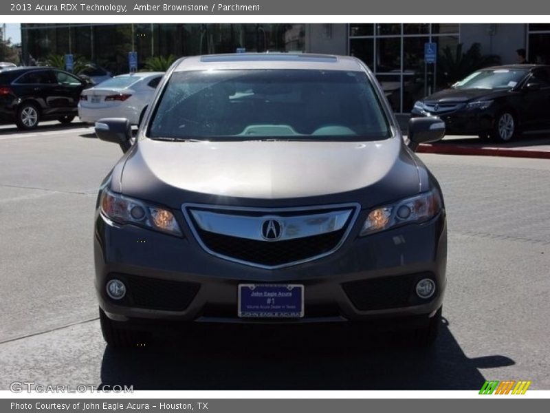 Amber Brownstone / Parchment 2013 Acura RDX Technology