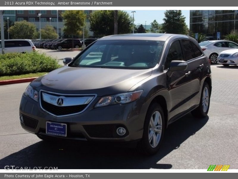 Amber Brownstone / Parchment 2013 Acura RDX Technology