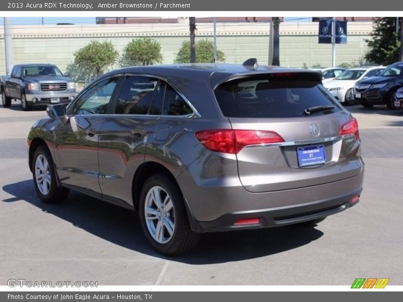 Amber Brownstone / Parchment 2013 Acura RDX Technology