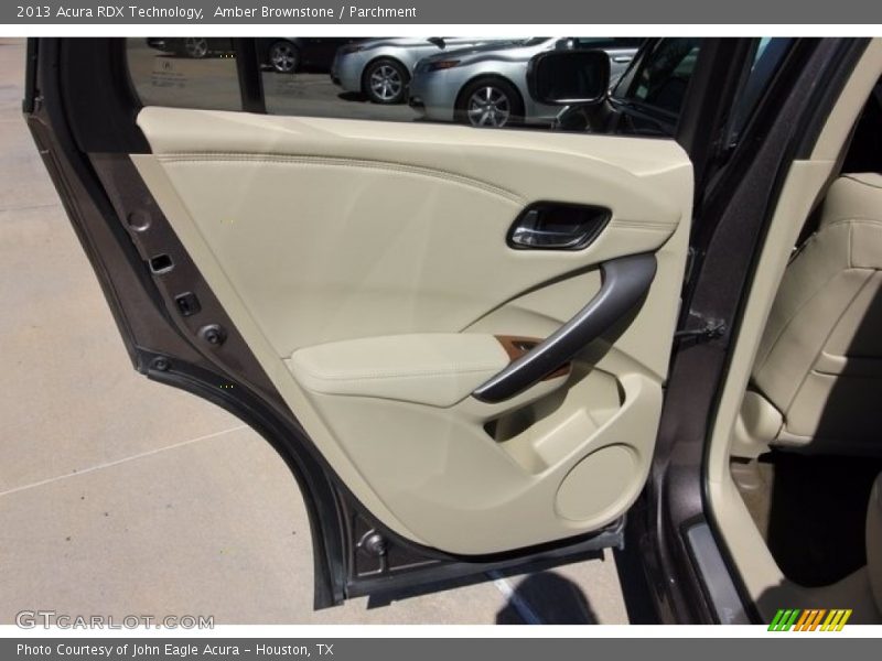Amber Brownstone / Parchment 2013 Acura RDX Technology