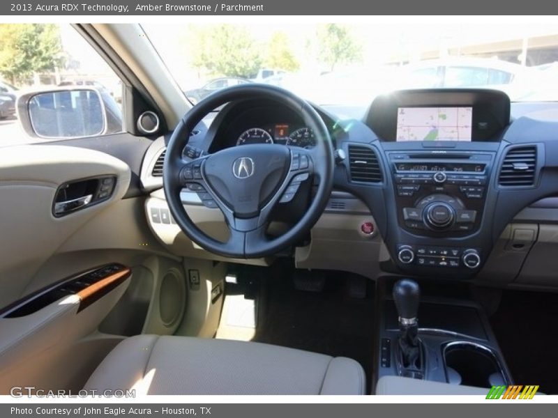 Amber Brownstone / Parchment 2013 Acura RDX Technology