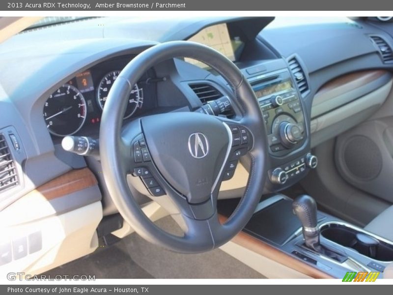 Amber Brownstone / Parchment 2013 Acura RDX Technology