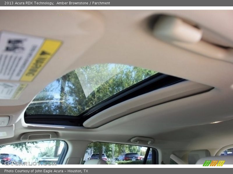 Amber Brownstone / Parchment 2013 Acura RDX Technology