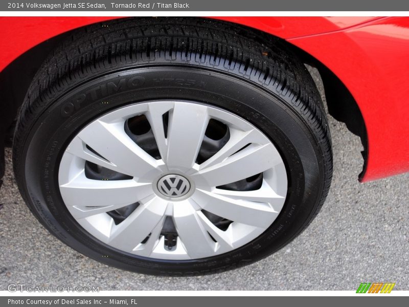 Tornado Red / Titan Black 2014 Volkswagen Jetta SE Sedan