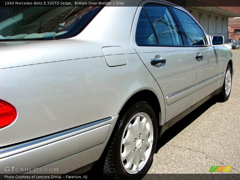 Brilliant Silver Metallic / Grey 1999 Mercedes-Benz E 300TD Sedan