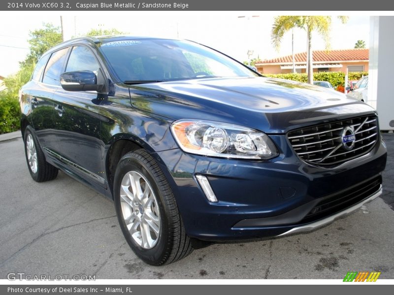 Caspian Blue Metallic / Sandstone Beige 2014 Volvo XC60 3.2