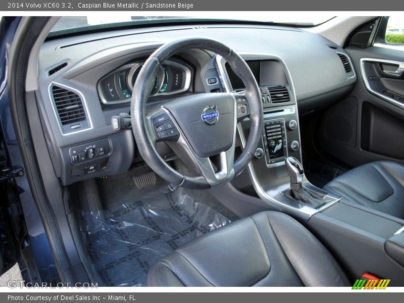 Caspian Blue Metallic / Sandstone Beige 2014 Volvo XC60 3.2